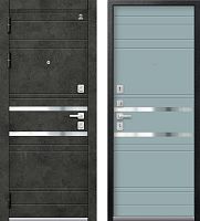 Центурион С-109-2025 Чёрный муар+Бетон темный - Кашемир аква